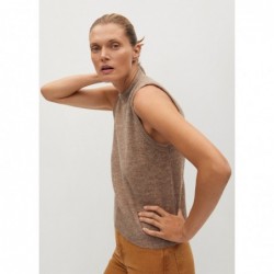 Top z dzianiny z teksturą